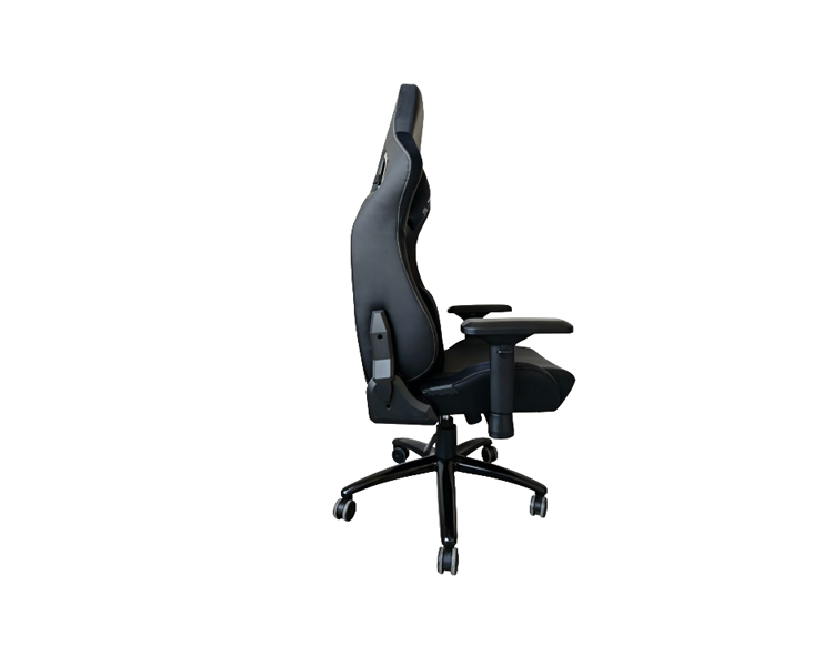Gaming Chair: Vertex Predator Gaming Chair Black Car Leather